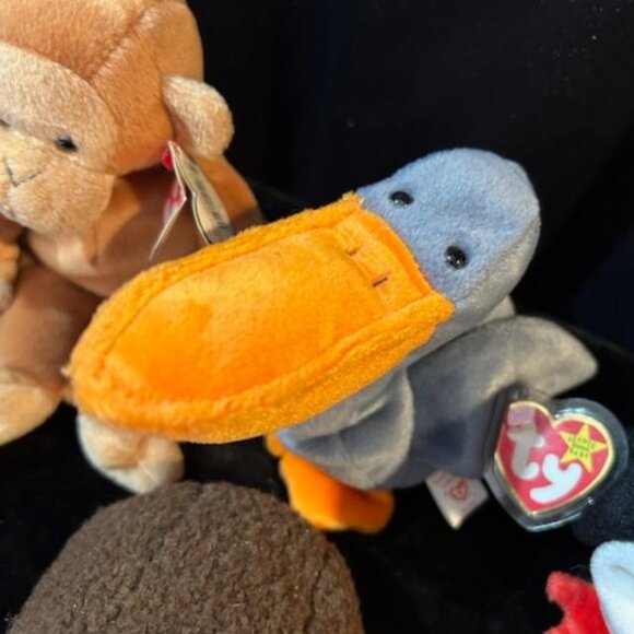 1995-1998 Ty Beanie Baby Lot Snort Peanut Bongo Congo Scoop Prickles Puffer NICE - Picture 4 of 8